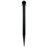 3" plastic ground pole, Black