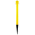 3" plastic ground pole, Yellow