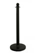 Crowd Control 2.5" Diameter Plastic Barrier Stanchion Medium Duty, 40" – Black