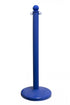 Crowd Control 2.5" Diameter Plastic Barrier Stanchion Medium Duty, 40" – Blue