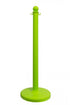 Crowd Control 2.5" Diameter Plastic Barrier Stanchion Medium Duty, 40" – Safety Green