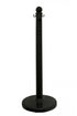 2.5" Black safety label stanchion, DO NOT ENTER in black