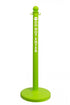 2.5" Safety Green safety label stanchion, DO NOT ENTER in white