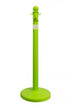 2.5" Safety Green safety label stanchion, HANDICAP in black
