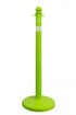 2.5" Safety Green safety label stanchion, HANDICAP in white