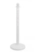 2.5" White safety label stanchion, DO NOT ENTER in white