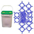 Crowd Control 100FT Cone Chain Connector Kit in a Bucket – Blue