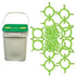 Crowd Control 100FT Cone Chain Connector Kit in a Bucket – Safety Green