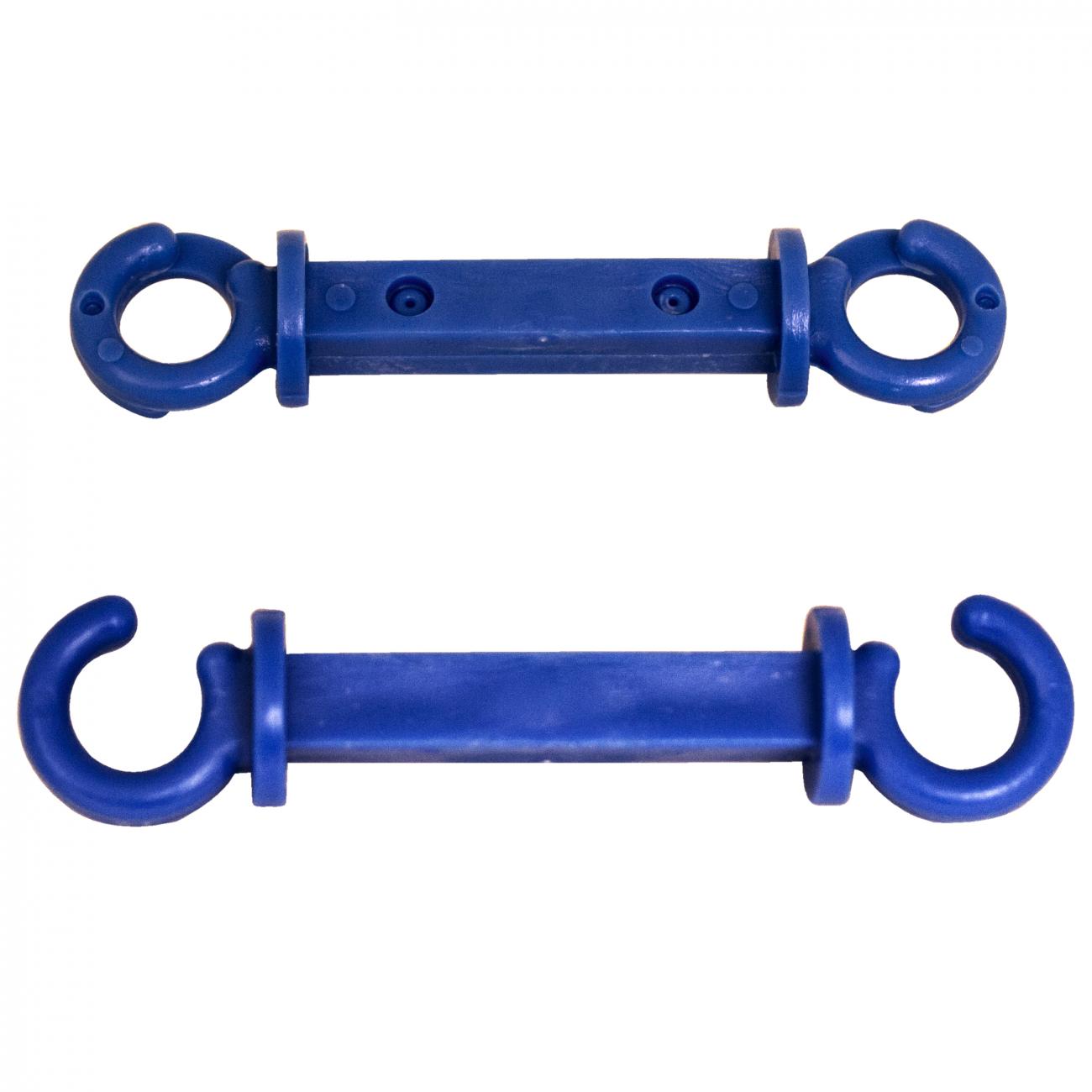 Crowd Control C Hooks for 3" For Plastic Barrier Stanchions – Blue