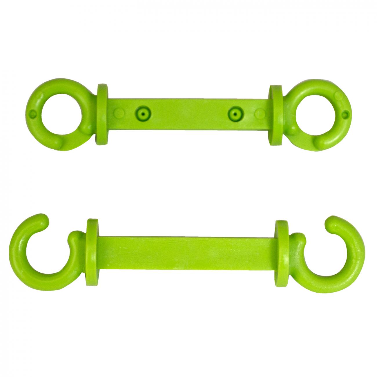 Crowd Control C Hooks for 3" For Plastic Barrier Stanchions – Safety Green