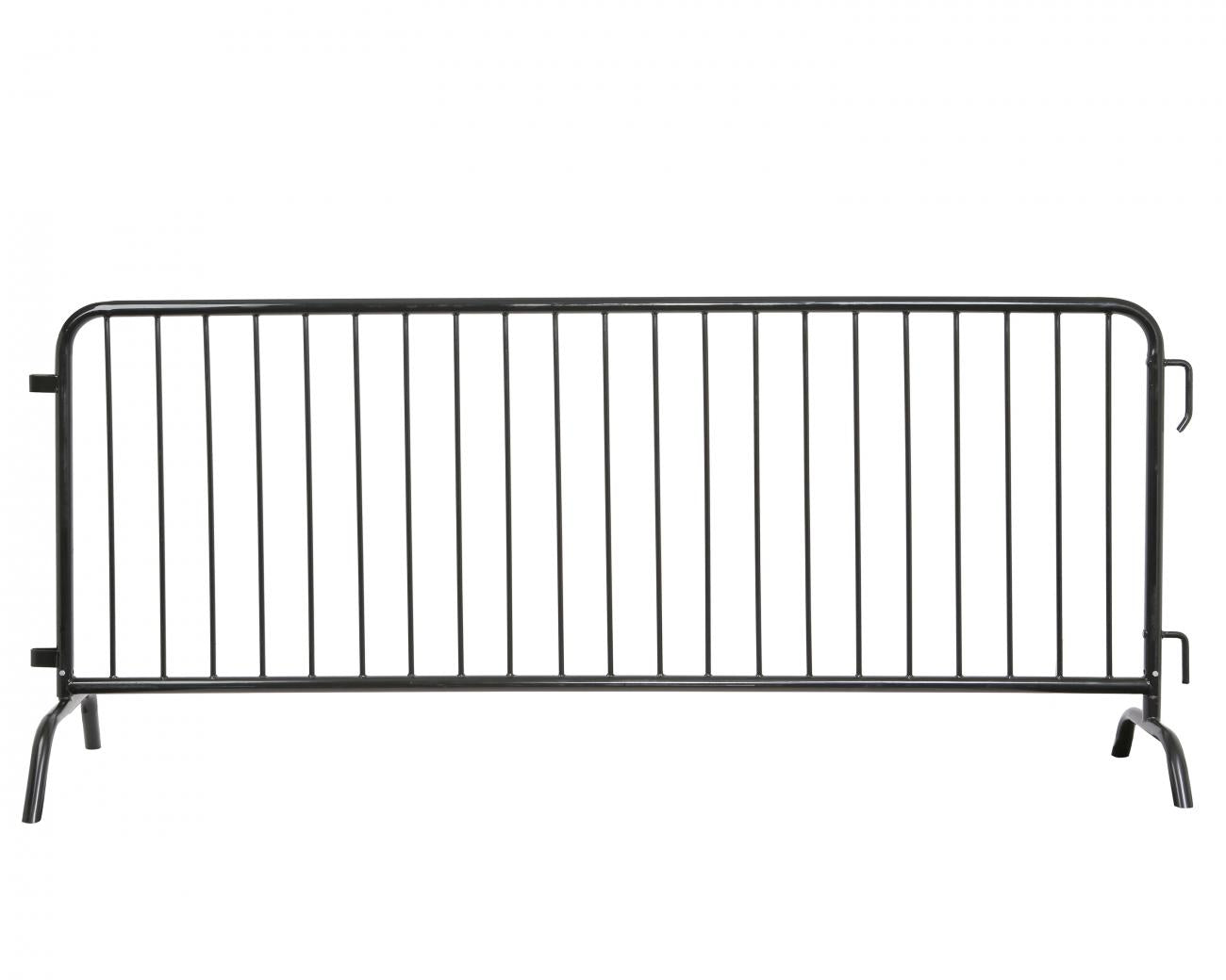 Crowd Control Barrier Stanchions CrowdMaster™ HD Bridge Feet Barricade – Black