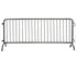 Crowd Control Barrier Stanchions CrowdMaster™ HD Bridge Feet Barricade – Black