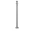 Elegance Ball Top Fixed Base Stanchion - Polished Stainless