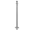 Elegance Ball Top Removable Base Stanchion - Satin Stainless
