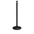 Elegance Ball Top Profile Base Stanchion - Black
