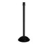 Elegance Crown Top Dome Base Stanchion - Black