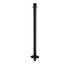Elegance Crown Top Removable Base Stanchion - Black