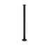 Elegance Flat Top Fixed Base Stanchion - Black