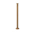Elegance Flat Top Fixed Base Stanchion - Polished Brass