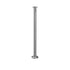 Elegance Flat Top Fixed Base Stanchion - Polished Stainless
