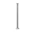 Elegance Flat Top Fixed Base Stanchion - Satin Stainless