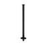 Elegance Flat Top Removable Base Stanchion - Black