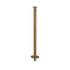 Elegance Flat Top Removable Base Stanchion - Polished Brass