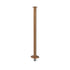 Elegance Flat Top Removable Base Stanchion - Satin Brass