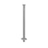 Elegance Flat Top Removable Base Stanchion - Satin Stainless