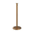 Elegance Flat Top Profile Base Stanchion - Polished Brass