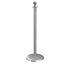 Ball Top Sloped Base RopeMaster Stanchion - Satin Stainless