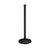 Flat Top Sloped Base RopeMaster Stanchion - Black