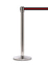 QueueMaster 550 – Polished Stainless / Black/Red Stripe