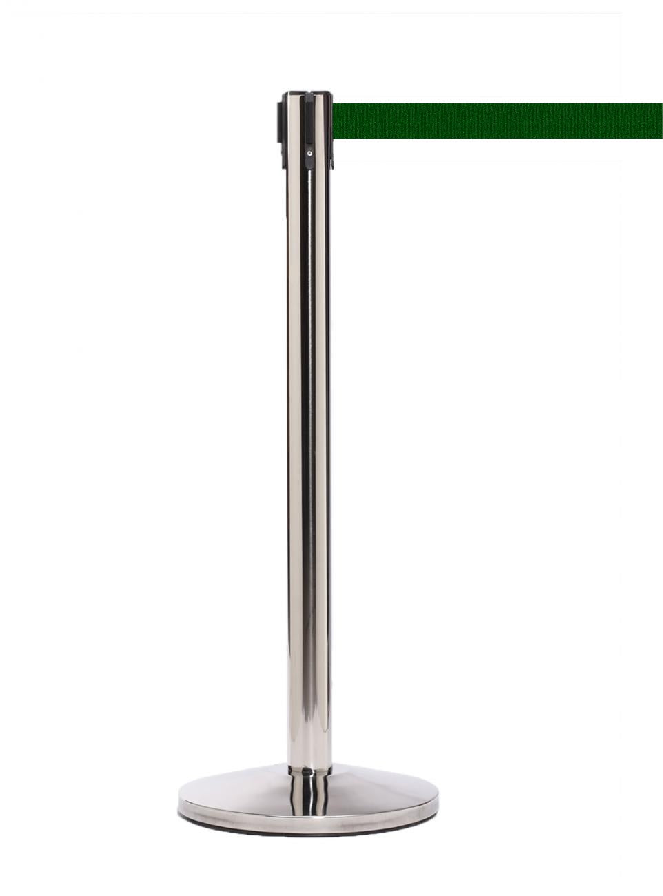 QueueMaster 550 – Polished Stainless / Dark Green
