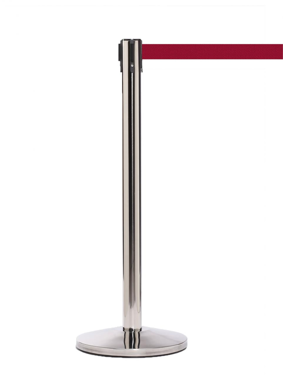 QueueMaster 550 – Polished Stainless / Maroon