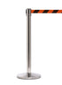 QueueMaster 550 – Polished Stainless / Orange/Black Diagonal