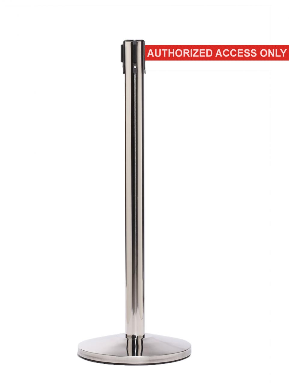 QueueMaster 550 – Polished Stainless / Red AUTHORIZED ACCESS ONLY
