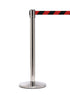 QueueMaster 550 – Polished Stainless / Red/Black Diagonal