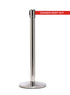 QueueMaster 550 – Polished Stainless / Red DANGER-KEEP OUT