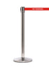 QueueMaster 550 – Polished Stainless / Red NO PARKING