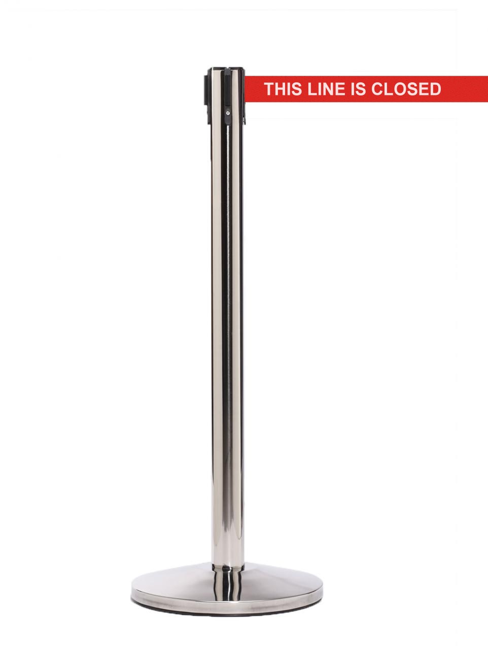QueueMaster 550 – Polished Stainless / Red THIS LINE IS CLOSED