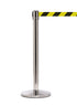 QueueMaster 550 – Polished Stainless / Yellow/Black Diagonal