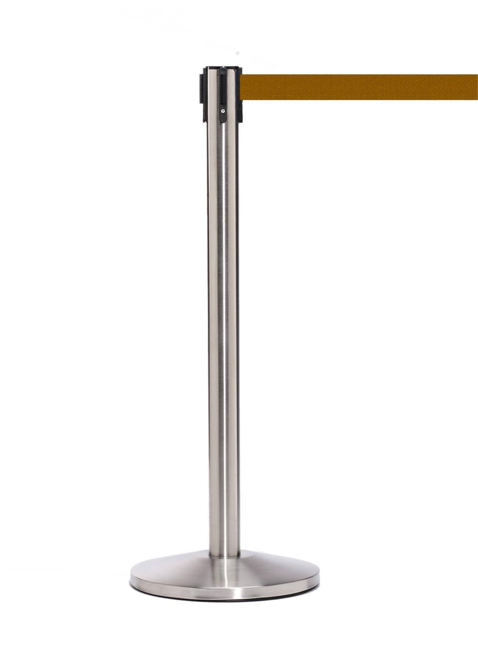 QueueMaster 550 – Satin Stainless / Brown