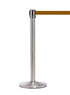 QueueMaster 550 – Satin Stainless / Brown