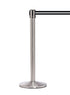 QueueMaster 550 – Satin Stainless / Black/White Stripe