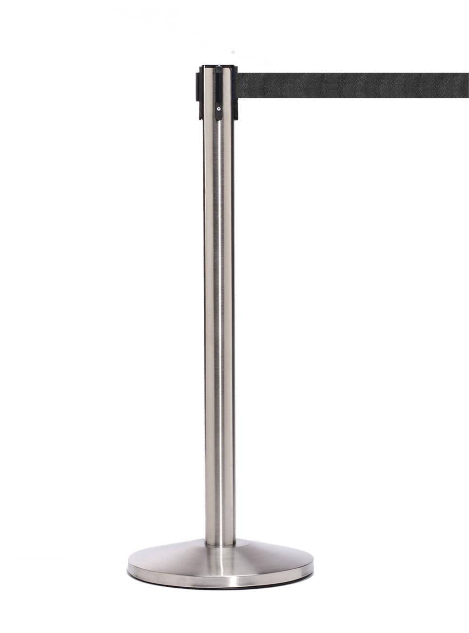 QueueMaster 550 – Satin Stainless / Dark Grey