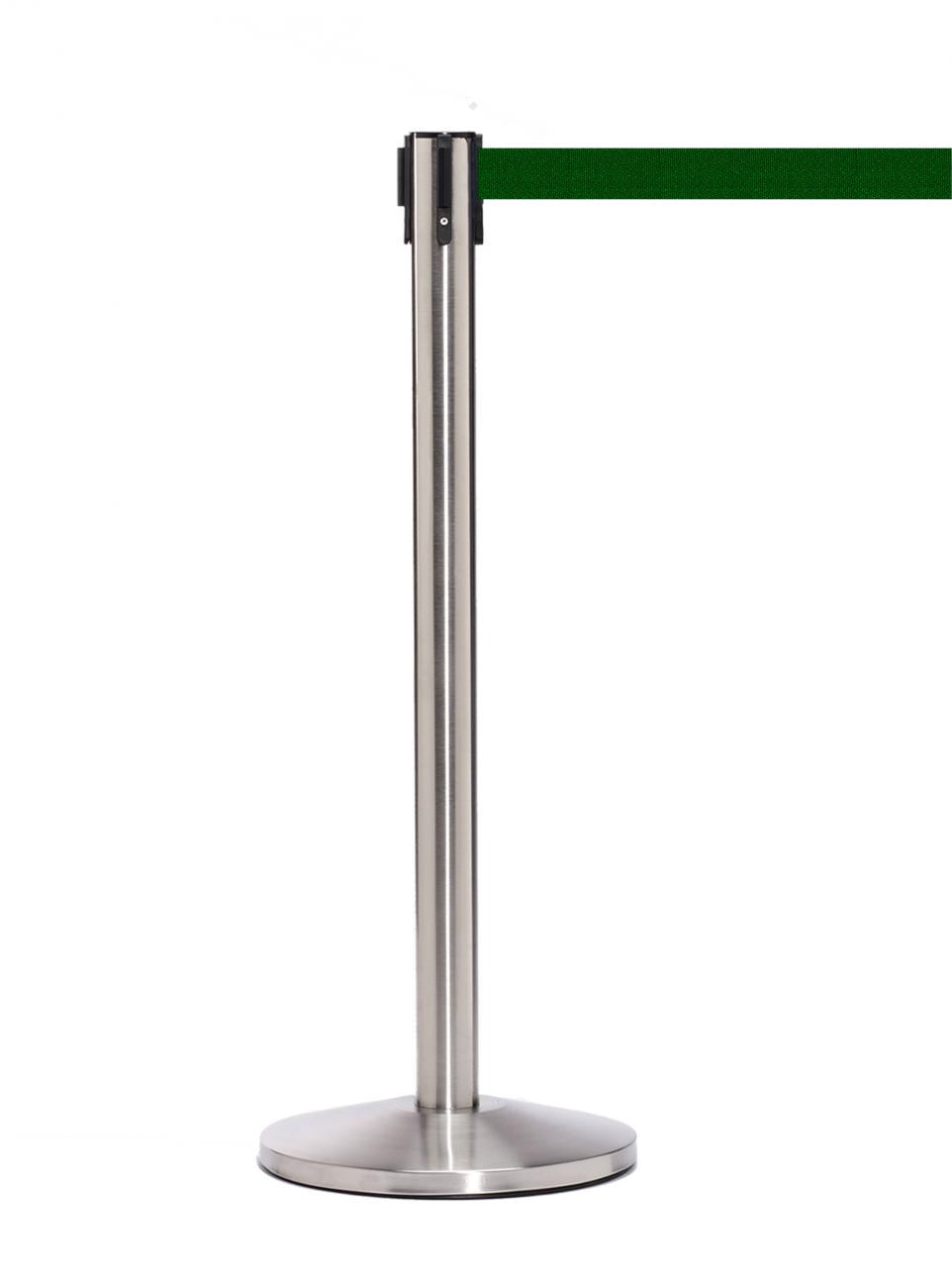QueueMaster 550 – Satin Stainless / Dark Green
