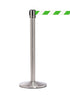 QueueMaster 550 – Satin Stainless / Green/White Diagonal