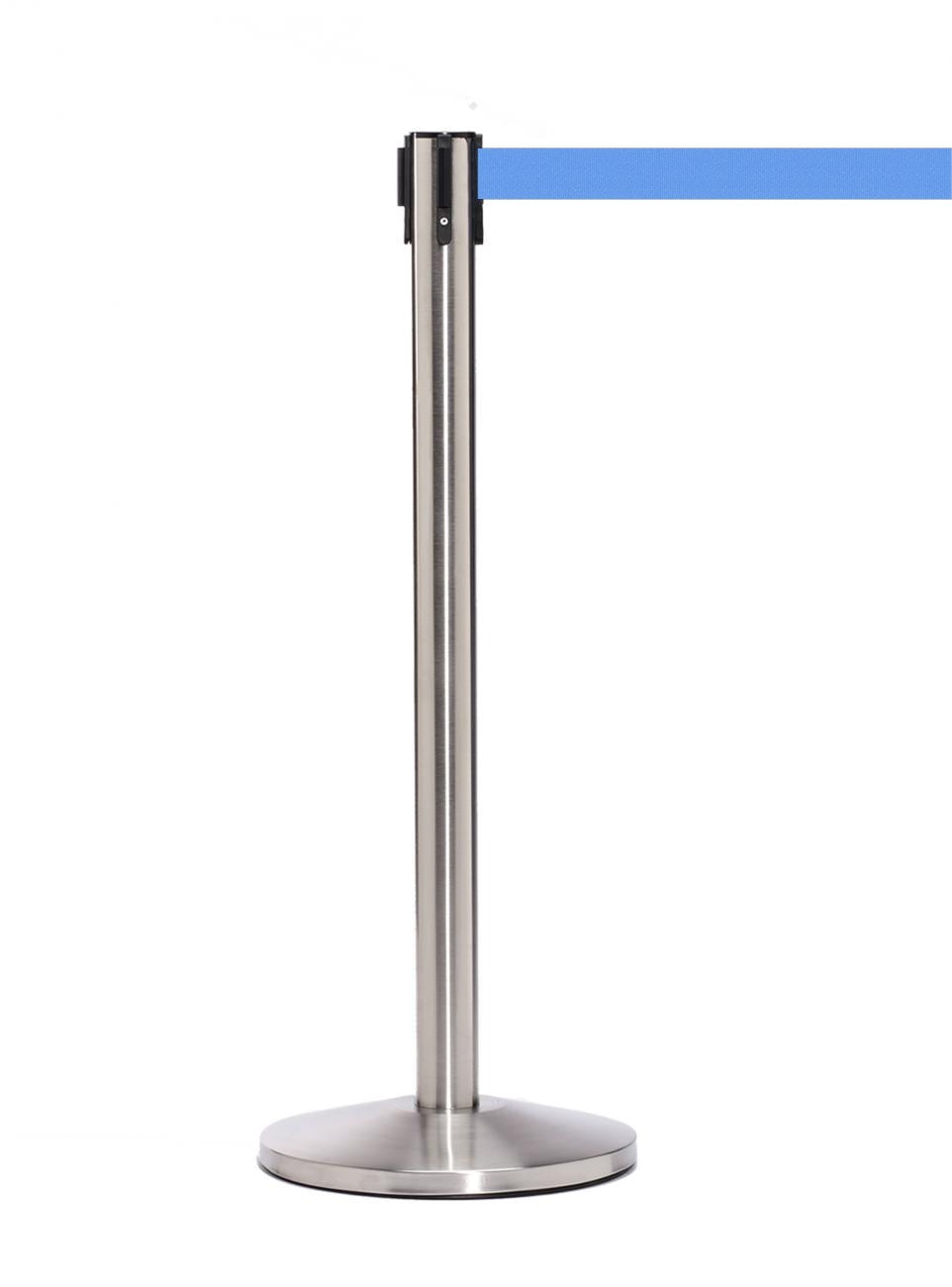 QueueMaster 550 – Satin Stainless / Light Blue