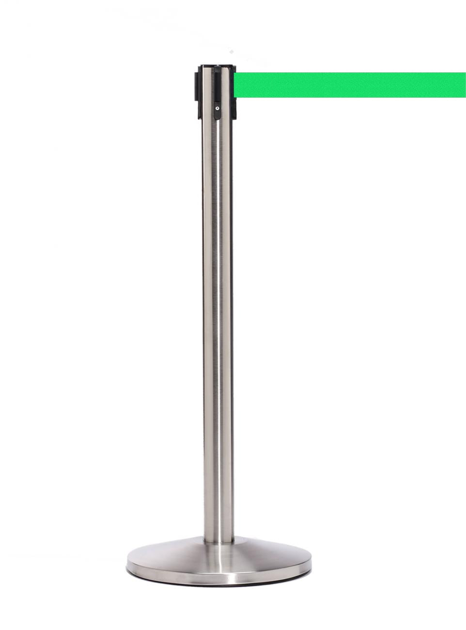 QueueMaster 550 – Satin Stainless / Light Green